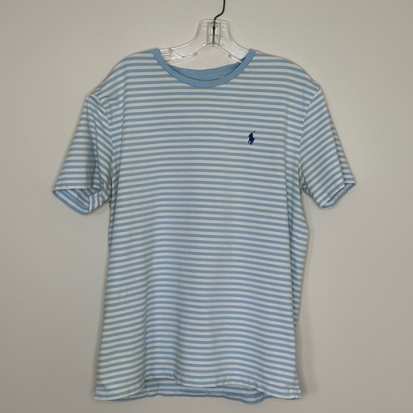 Polo Ralph Lauren Other - Polo Ralph Lauren Blue and White Crew Neck Short Sleeve Tee Size Large